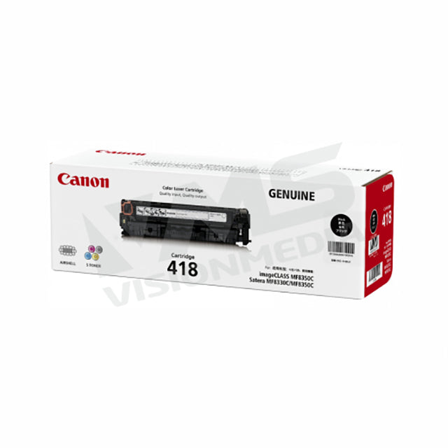 CANON BLACK TONER CARTRIDGE (418BK)