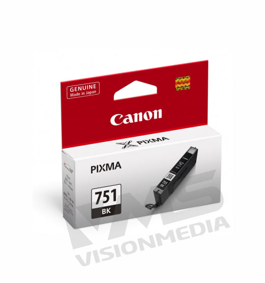 CANON BLACK DYE INK CARTRIDGE (CLI-751BK)