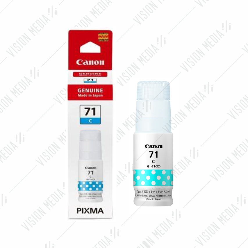 CANON CYAN INK BOTTLE 70ML (GI-71C)