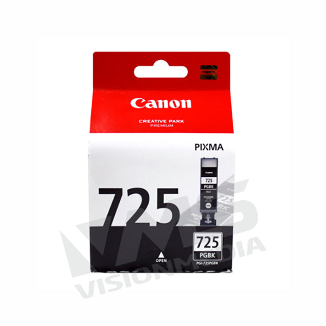 CANON BLACK PIGMENT INK CARTRIDGE (PGI-725BK)