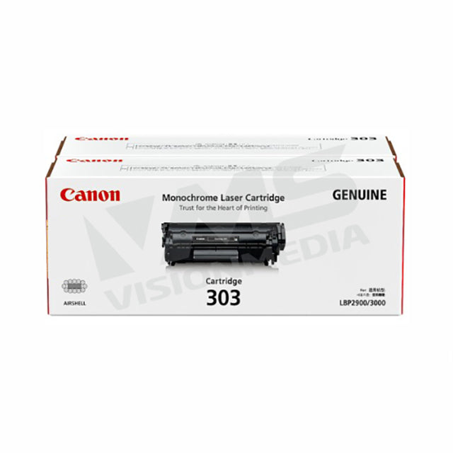 CANON TONER CARTRIDGE 303 TWIN PACK