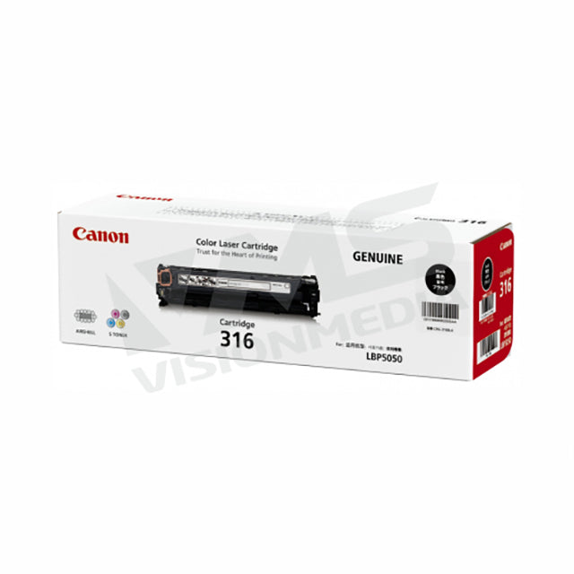 CANON BLACK TONER CARTRIDGE (316)