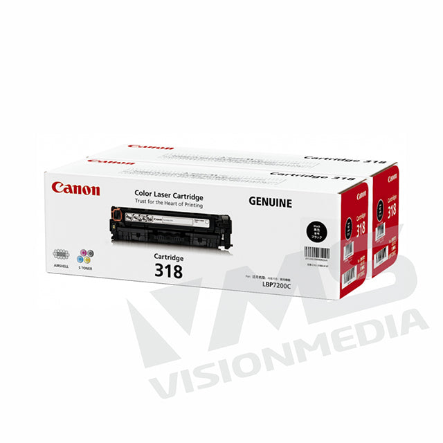 CANON BLACK TONER CARTRIDGE (318 VP)