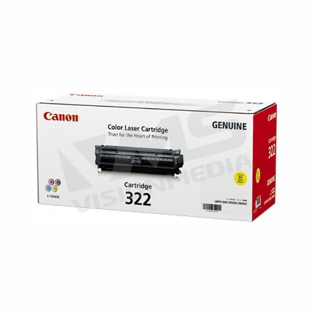 CANON YELLOW TONER CARTRIDGE (322) | Vision Media Supplies