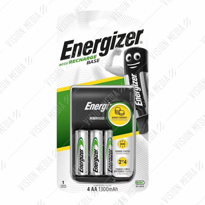 ENERGIZER USB BASE CHARGER 1300MAH WITH 4 AA BATTERY (CHVC5)
