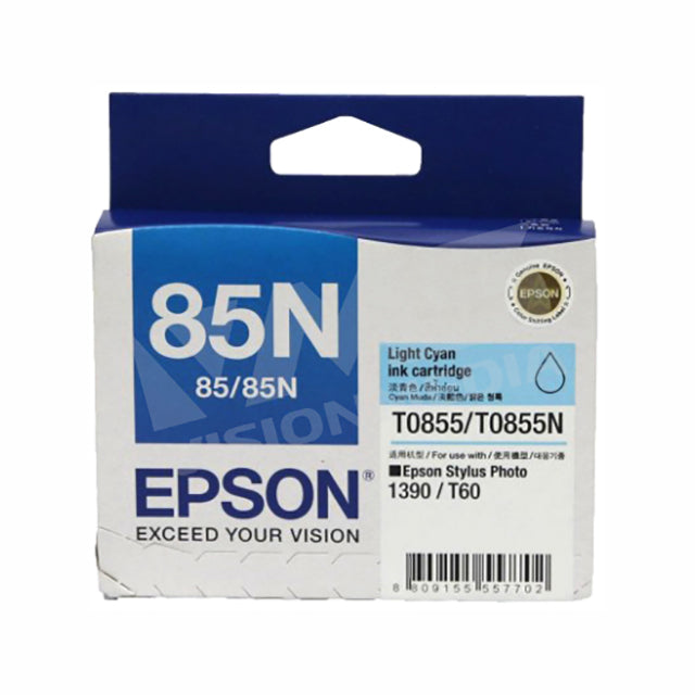 EPSON 85N LIGHT CYAN INK CARTRIDGE (T122500)