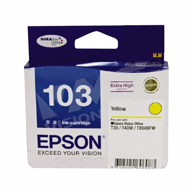 EPSON 103N YELLOW INK CARTRIDGE (T103490)
