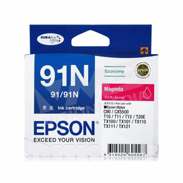 EPSON 91N MAGENTA INK CARTRIDGE (T107390)
