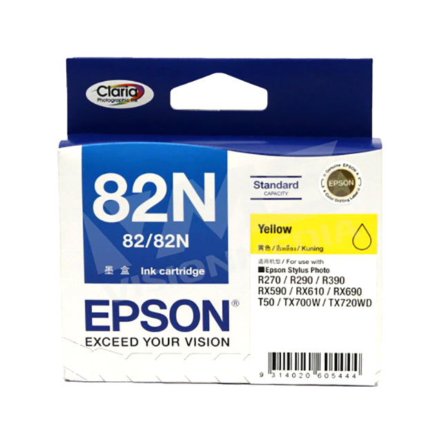 EPSON 82N YELLOW INK CARTRIDGE (T112490)