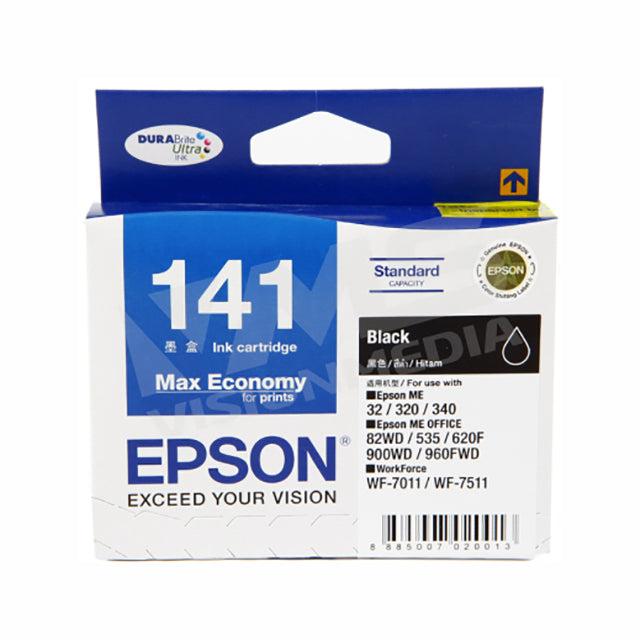 EPSON BLACK INK CART (2S-SIZE) (ME320) (T141190)