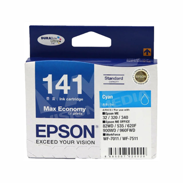 EPSON CYAN INK CART (2S-SIZE) (ME320) (T141290)