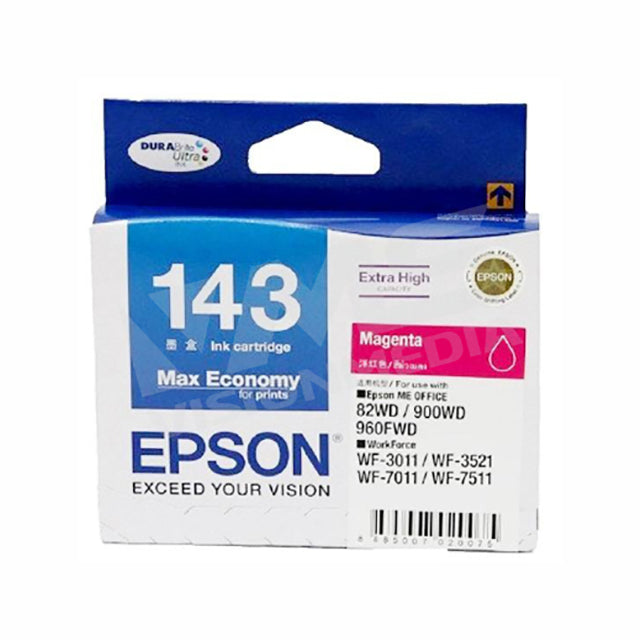 EPSON MAGENTA INK CART (L-SIZE) (HIGH CAP) ( T143390)