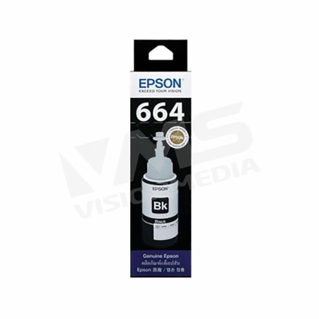 EPSON T6641 BLACK INK BOTTLE CARTRIDGE (T664100)
