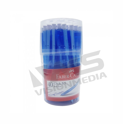 FABER CASTELL 1425SF CLICK X5 BALL POINT PEN 0.5MM