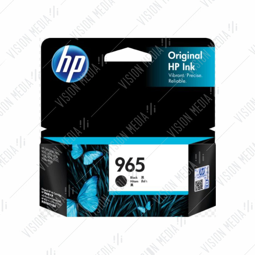 HP 965 BLACK INK CARTRIDGE (3JA80AA)