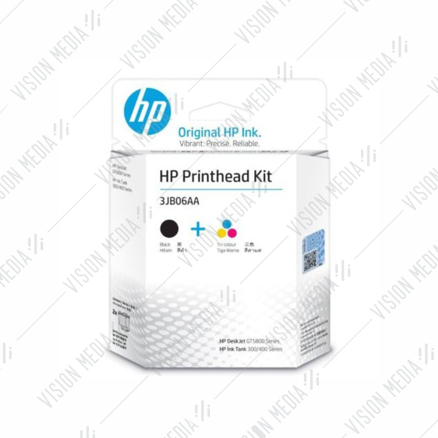 HP GT51/52 BLACK & TRI-COLOR REPLACEMENT PRINTHEAD (3JB06AA)