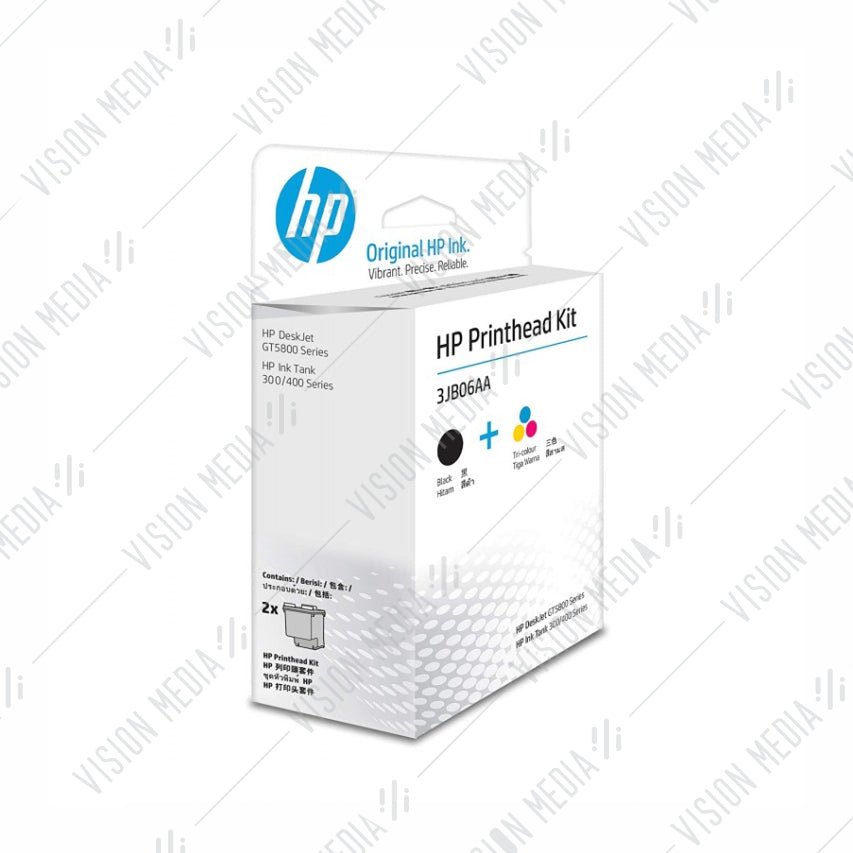 HP GT51/52 BLACK & TRI-COLOR REPLACEMENT PRINTHEAD (3JB06AA)