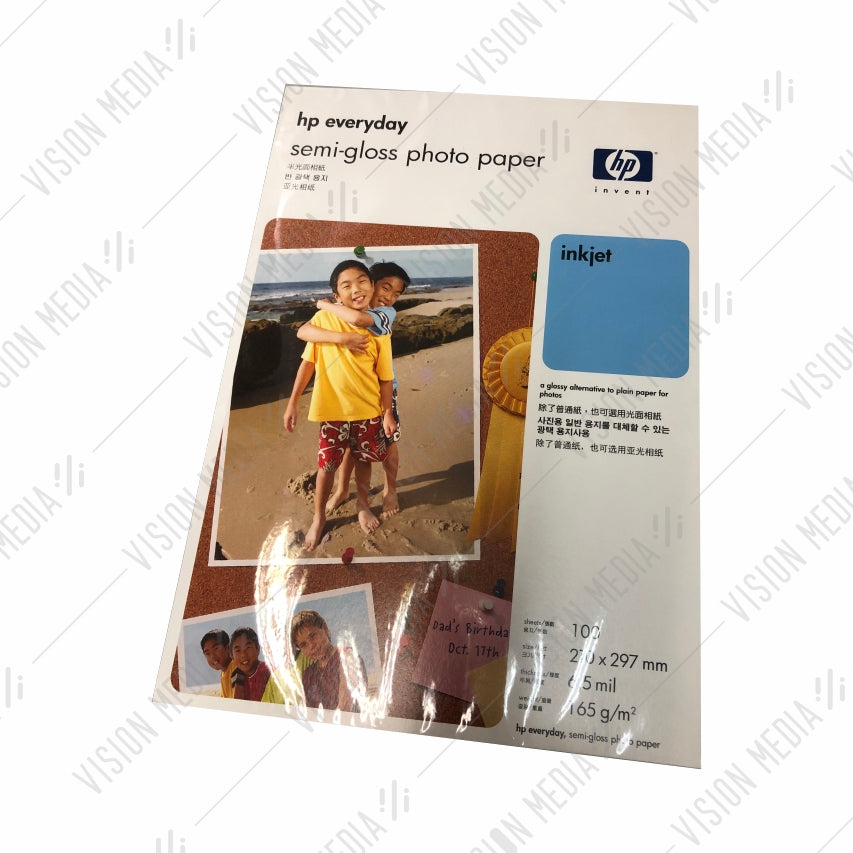 HP EVERYDAY SEMI-GLOSS PAPER  (A4, 100 SHEETS) (Q2511A)