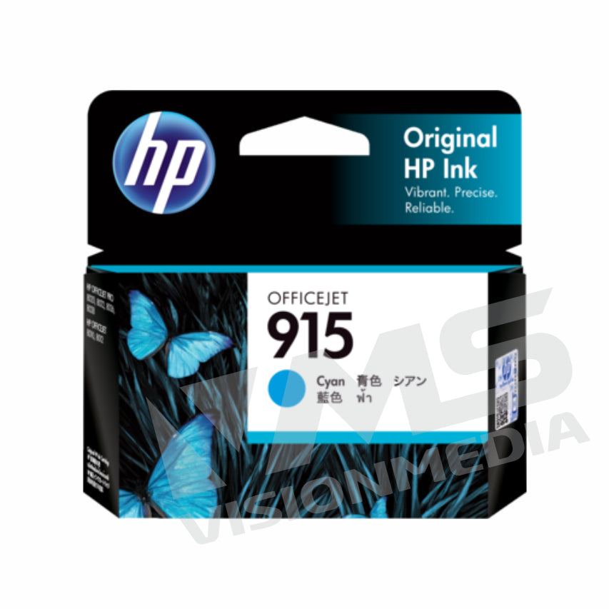 HP 915 CYAN ORIGINAL INK CARTRIDGE (3YM15AA)