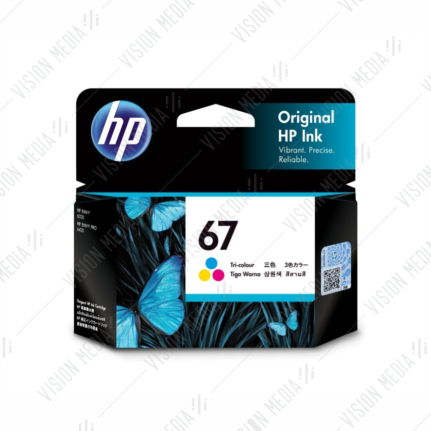 HP 67 TRI-COLOR INK CARTRIDGE (3YM55AA)