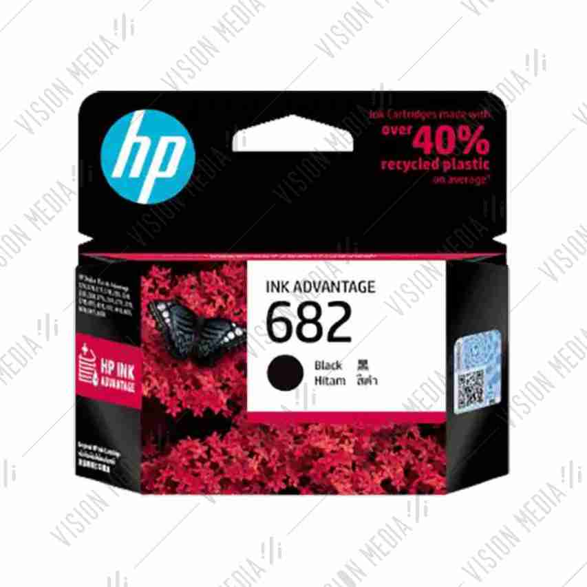 HP 682 BLACK INK CARTRIDGE (3YM77AA)