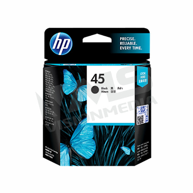 HP 45 BLACK INK CARTRIDGE (51645A)