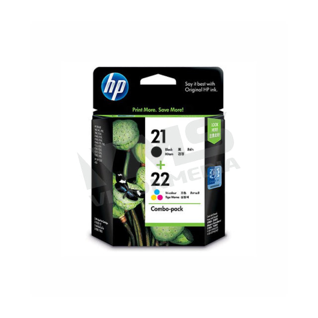 HP 21/22 INK CARTRIDGE | COMBO PACK | (CC630AA)