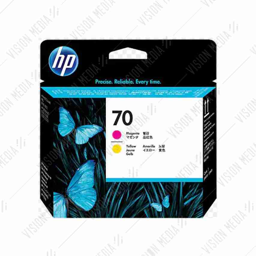 HP 70 MAGENTA AND YELLOW DESIGNJET PRINTHEAD (C9406A)