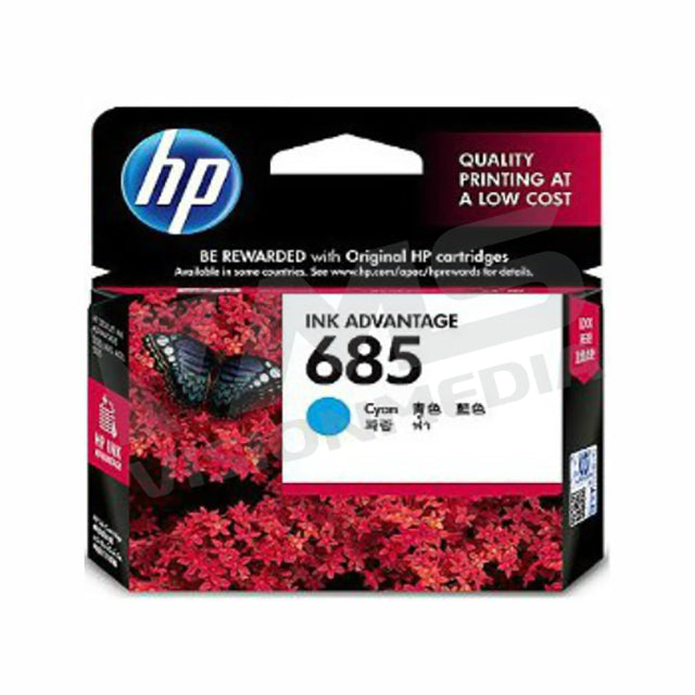 HP 685 CYAN INK CARTRIDGE (CZ122AA)