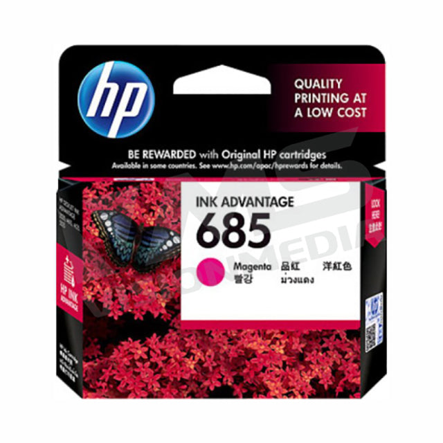 HP 685 MAGENTA INK CARTRIDGE (CZ123AA)