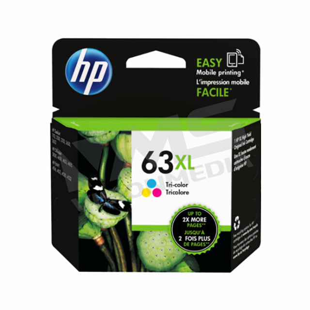 HP 63XL TRI-COLOR  INK CARTRIDGE (F6U63AA)