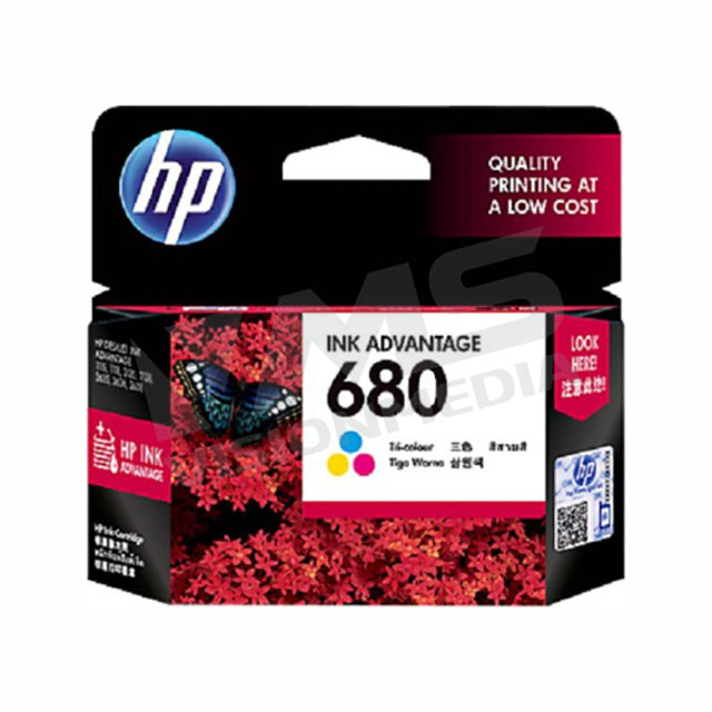 HP 680 TRI-COLOR INK CARTRIDGE (F6V26AA)