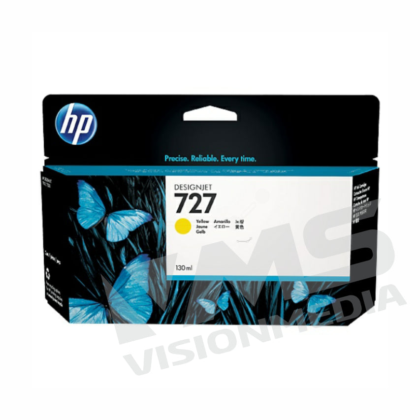 HP 727 300ML YELLOW INK CARTRIDGE (F9J78A)