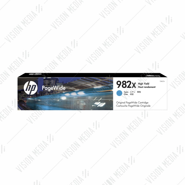 HP 982X CYAN ORIGINAL PAGEWIDE CARTRIDGE (T0B27A)