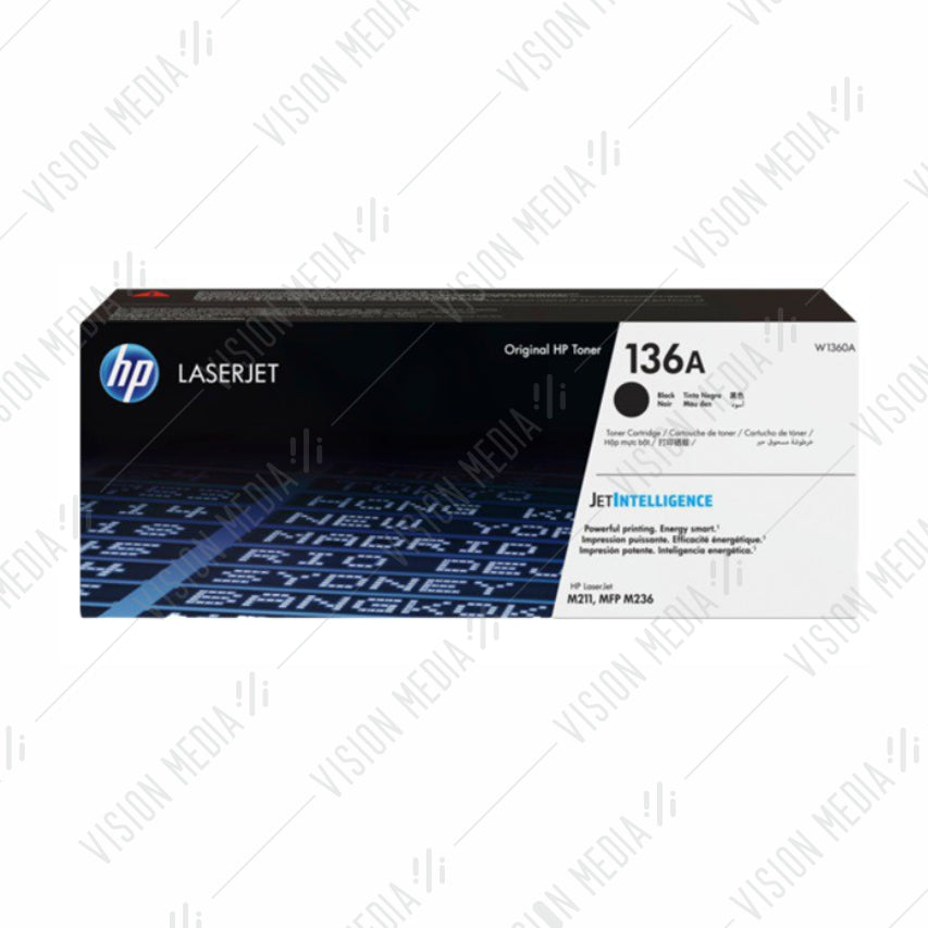 HP 136A BLACK LASERJET TONER CARTRIDGE (W1360A)