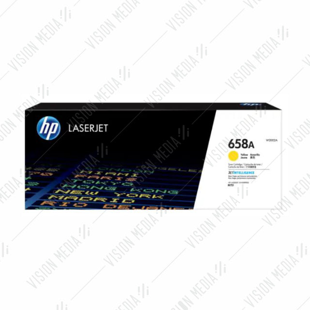 HP 658A YELLOW LASERJET TONER CARTRIDGE (W2002A)