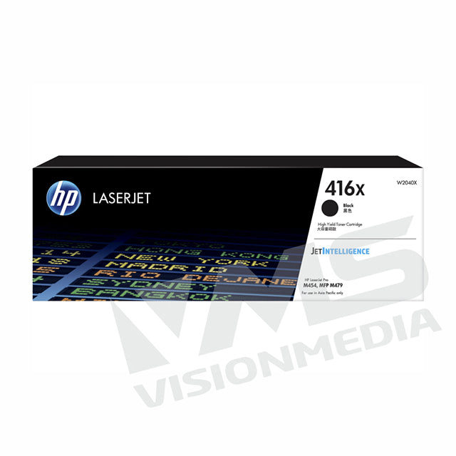 HP 416X HIGH YIELD BLACK TONER CARTRIDGE (W2040X)