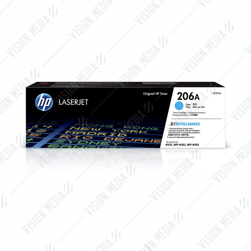 HP 206A CYAN LASERJET TONER CARTRIDGE (W2111A)