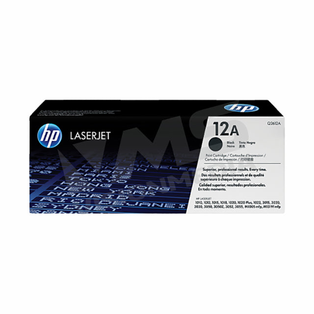 HP 12A BLACK TONER CARTRIDGE (Q2612A)