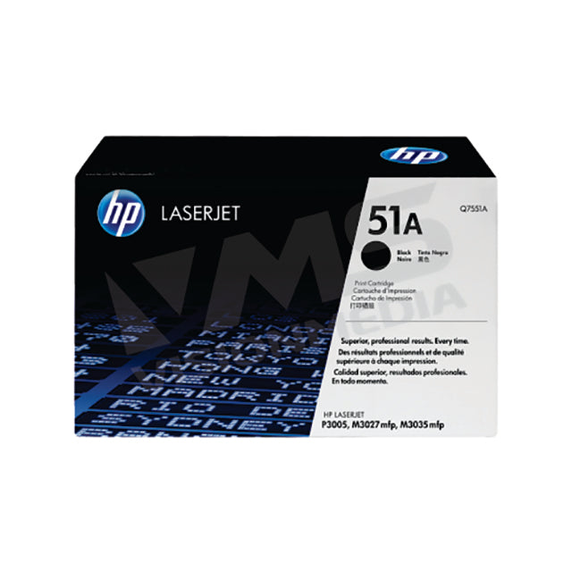 HP 51A BLACK TONER TONER CARTRIDGE (Q7551A)