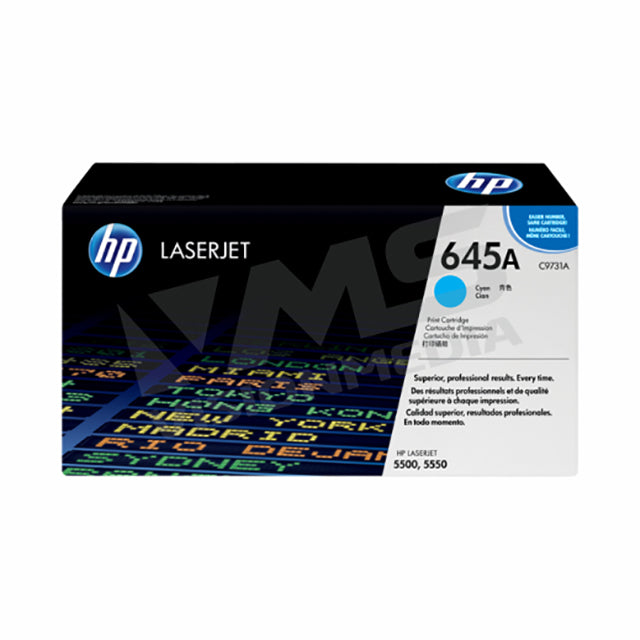 HP 645A CYAN TONER CARTRIDGE (C9731A)