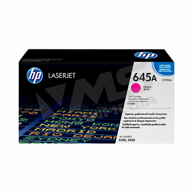 HP 645A MAGENTA TONER CARTRIDGE (C9733A)