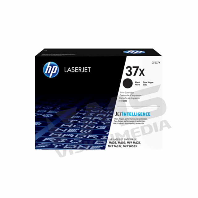 HP 37X HIGH YIELD BLACK TONER CARTRIDGE (CF237X)