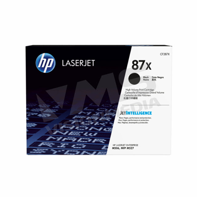 HP 87X HIGH YIELD BLACK TONER CARTRIDGE (CF287X)