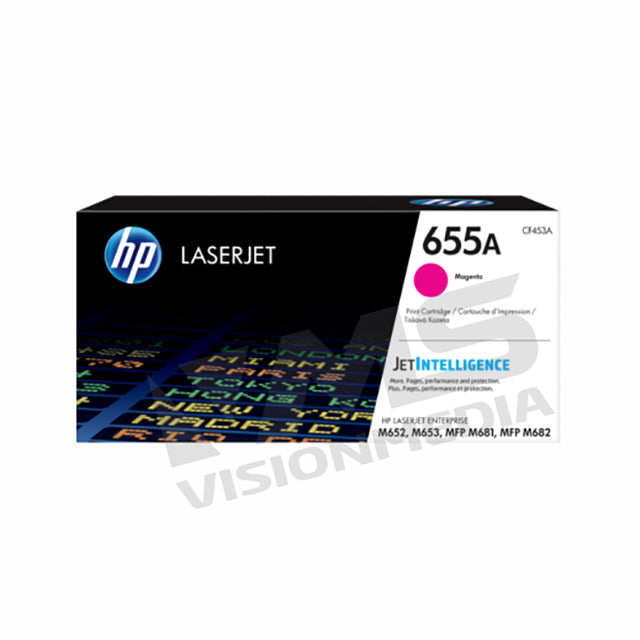 HP 655A MAGENTA TONER CARTRIDGE (CF453A)