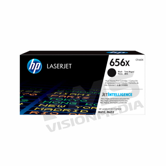 HP 656X HIGH YIELD BLACK TONER CARTRIDGE (CF460X)