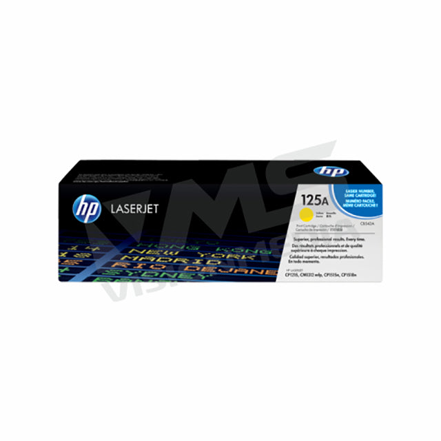 HP 125A YELLOW TONER CARTRIDGE (CB542A)