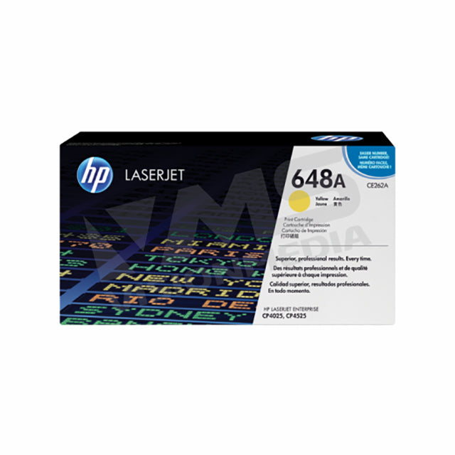 HP 648A YELLOW TONER CARTRIDGE (CE262A)