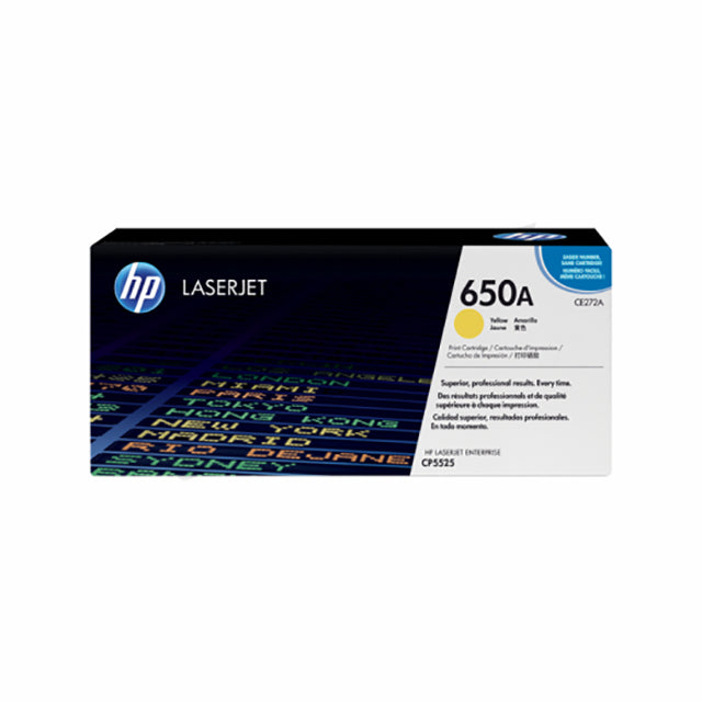 HP 650A YELLOW TONER CARTRIDGE (CE272A)