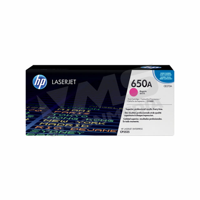 HP 650A  MAGENTA TONER CARTRIDGE (CE273A)